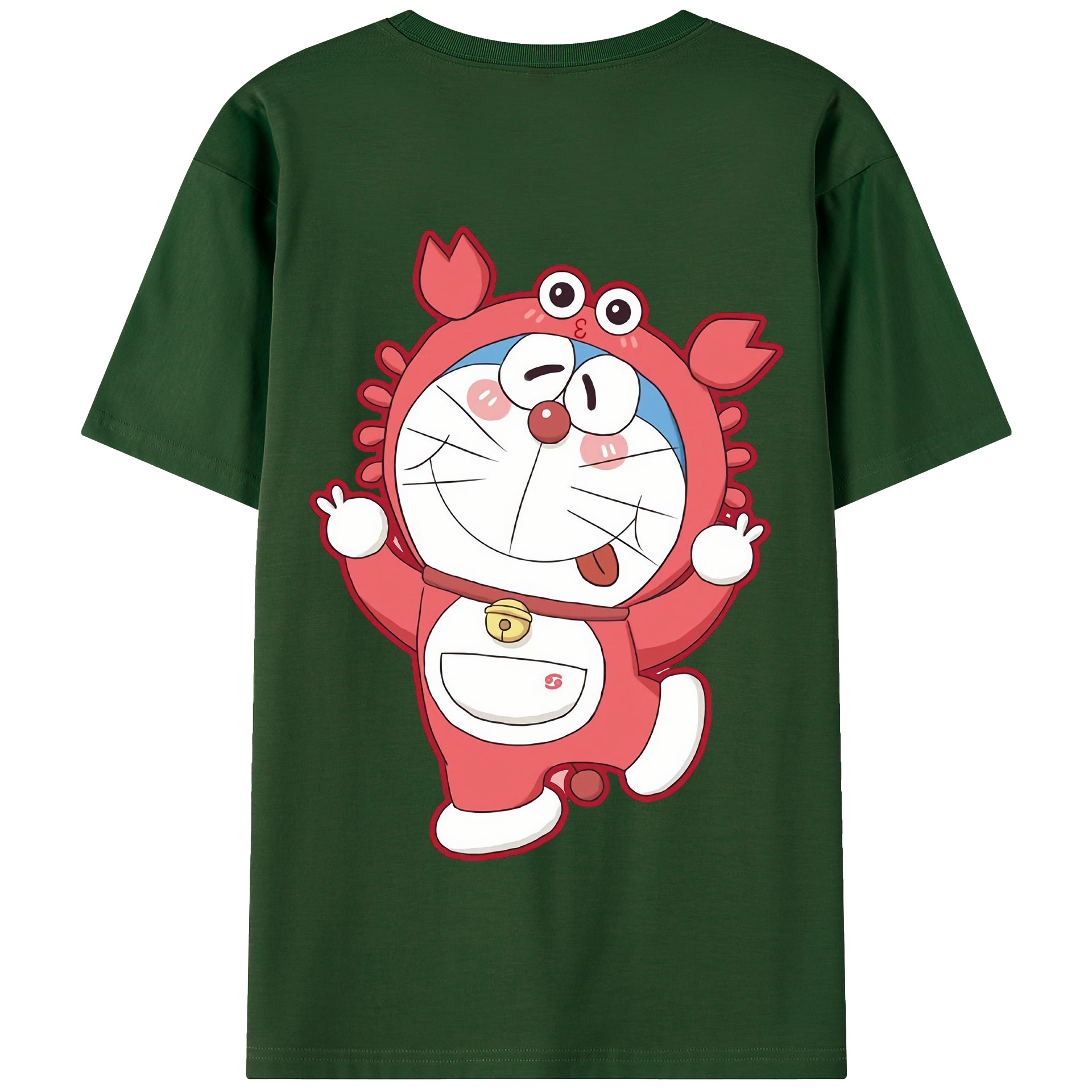 （画像用） ドラえもん Doraemon 綿100％半袖Tシャツ（背面プリント）